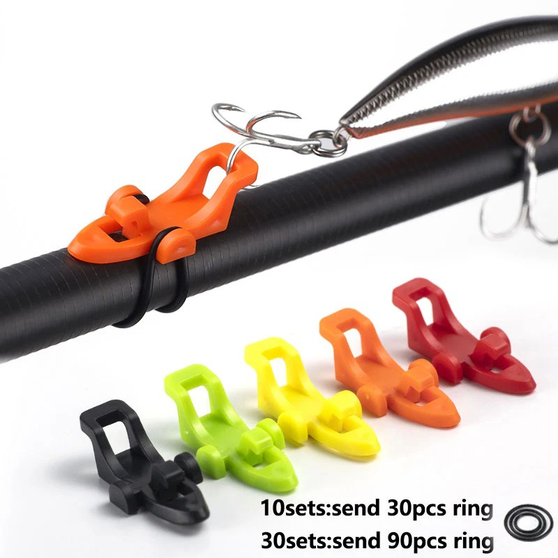 Fishing Hook Jig - 10-30 stücke Angelrute Pol Haken Keeper