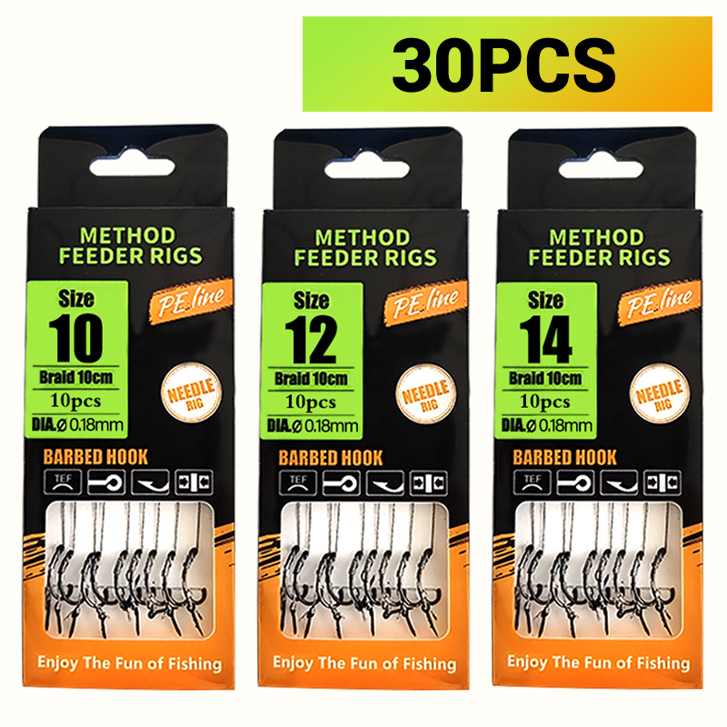 Karpfenangeln-Rigs vorgebunden – Fishing Hook Barbless Bewertung und Preis