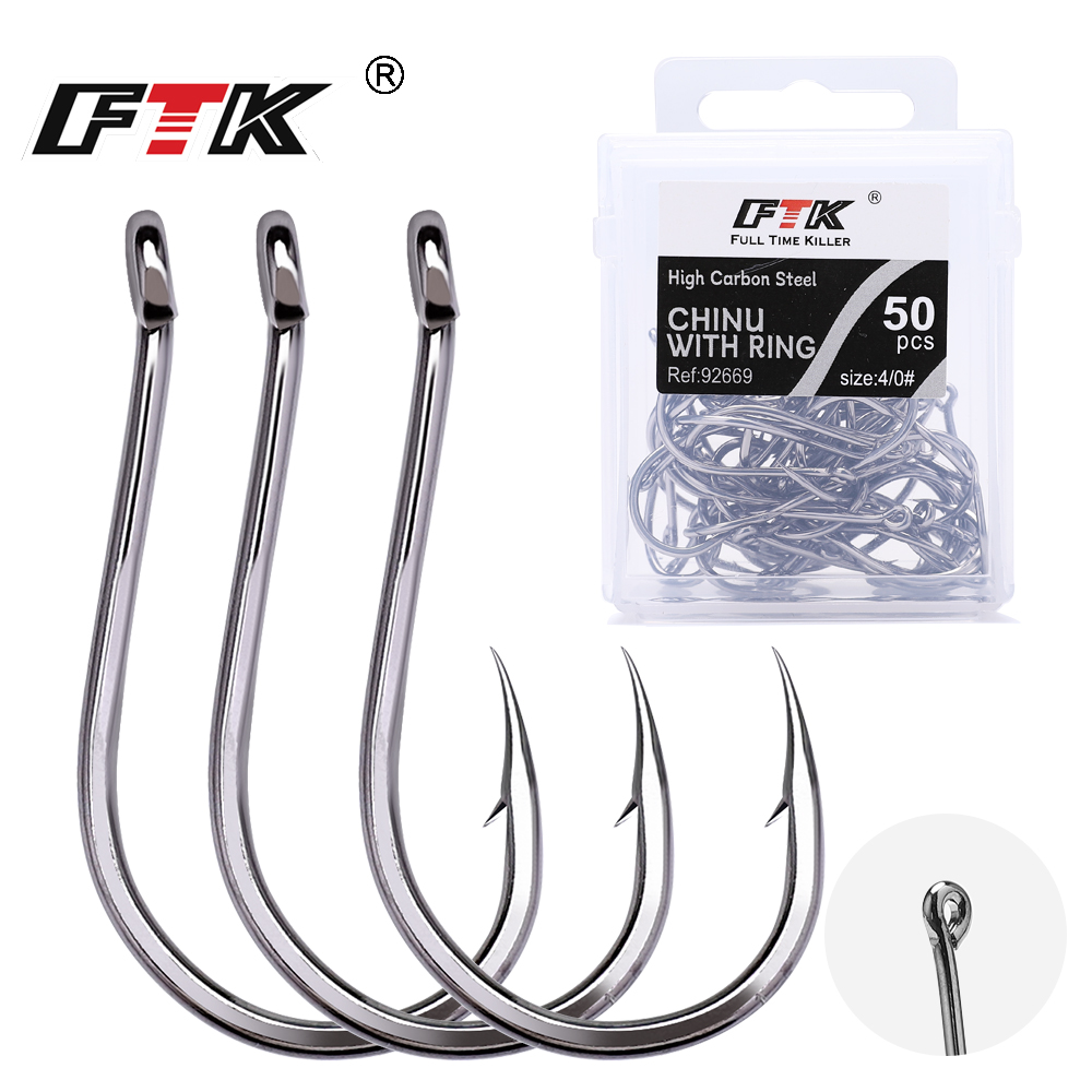 FTK CHINU Angelhaken mit Ring  – Fishing Hook Barbless Bewertung und Preis