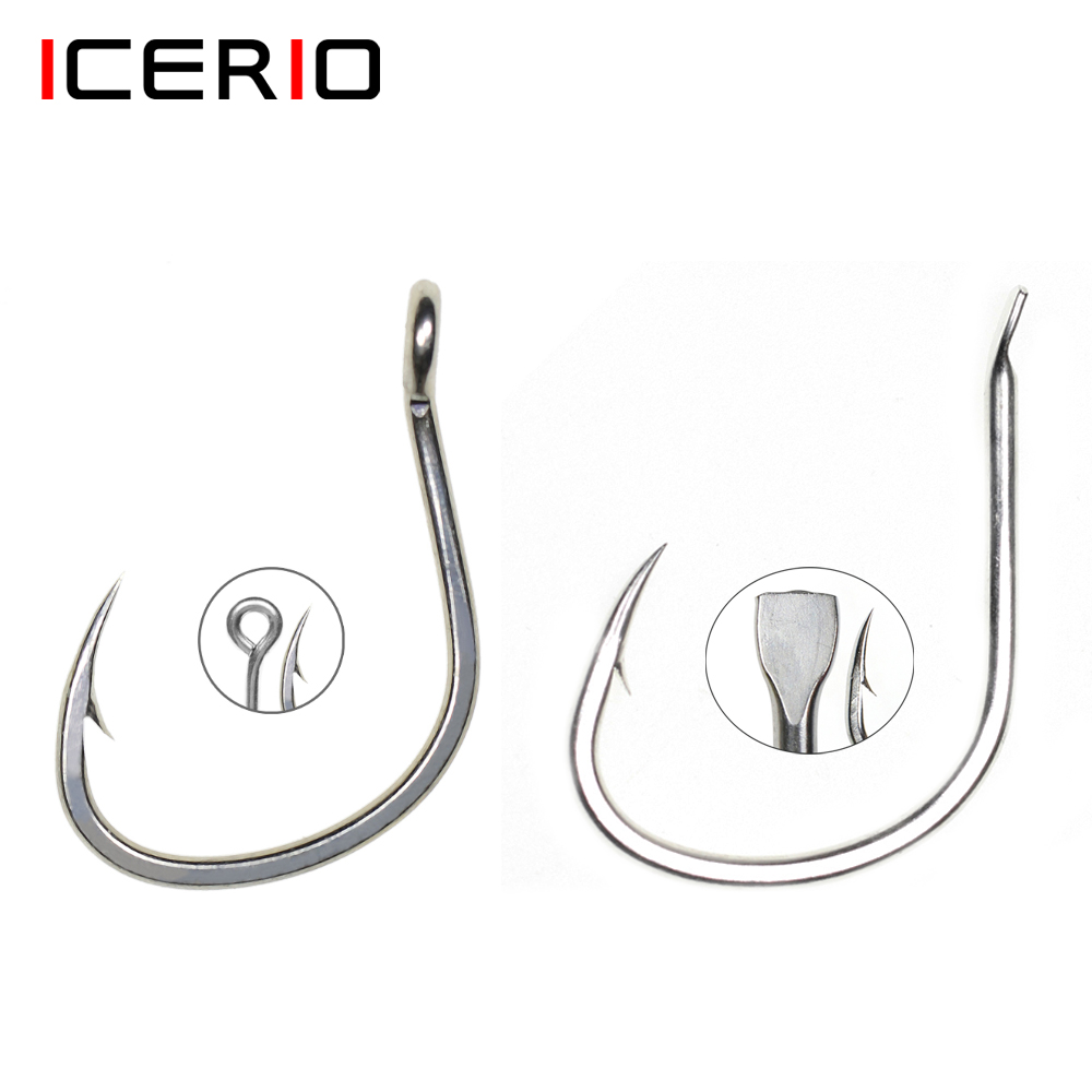 ICERIO 10PCS Matte Zinn Beschi – Fishing Hook Barbless Bewertung und Preis