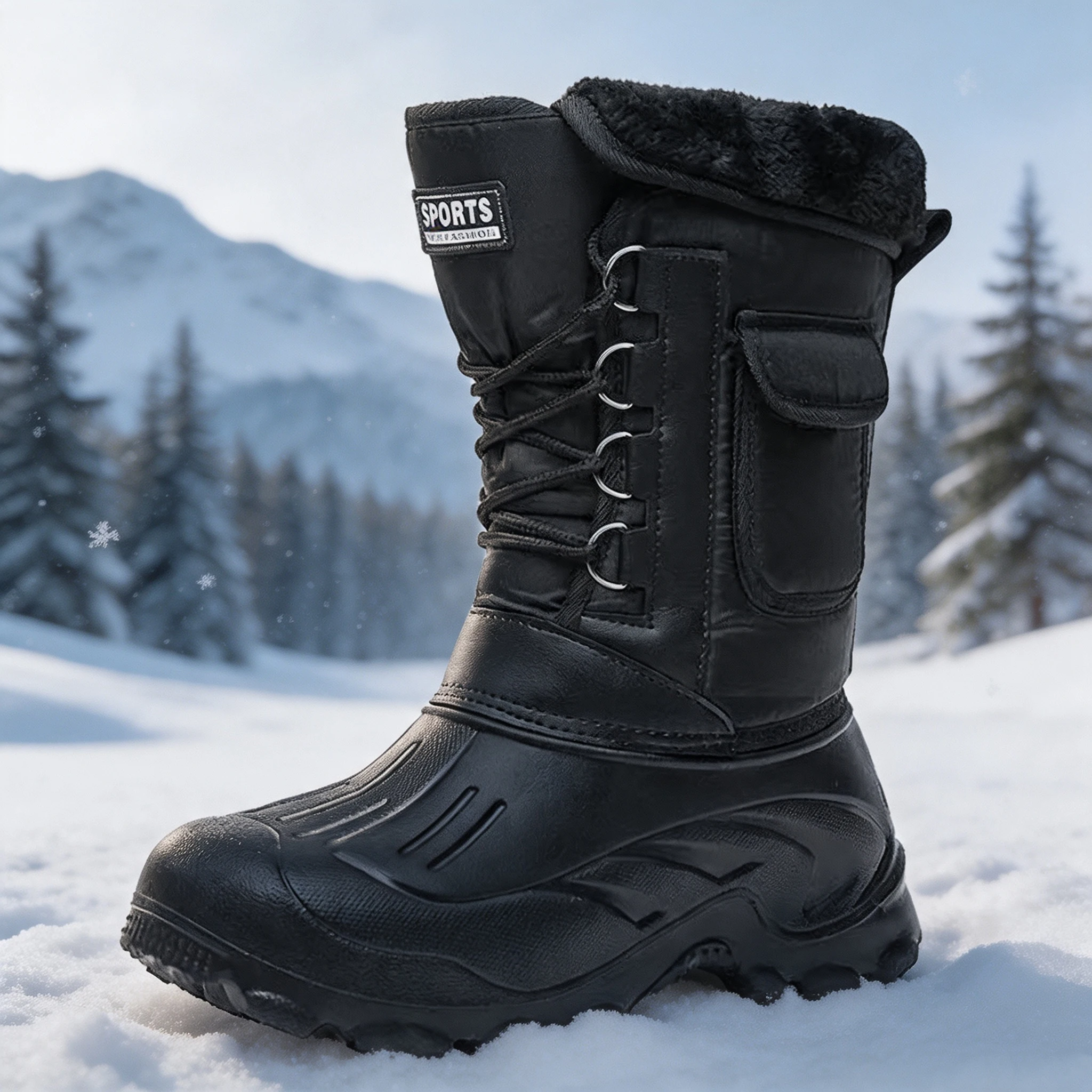 Herren Winter-Schneestiefel Ou – Fishing Hook Bewertung und Preis